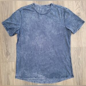 Lululemon Blue Acid Wash Style T-Shirt